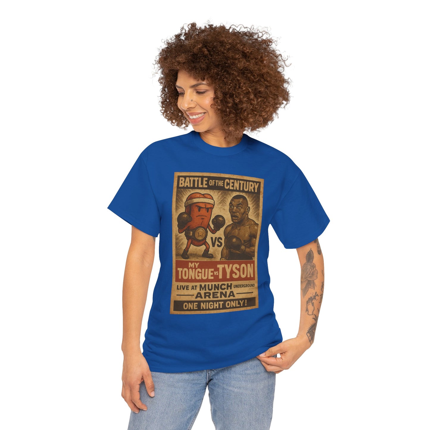 Funny Tongue VS. Tyson Unisex Tee Shirt