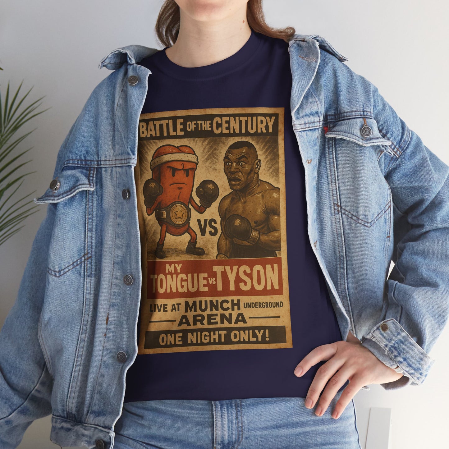 Funny Tongue VS. Tyson Unisex Tee Shirt