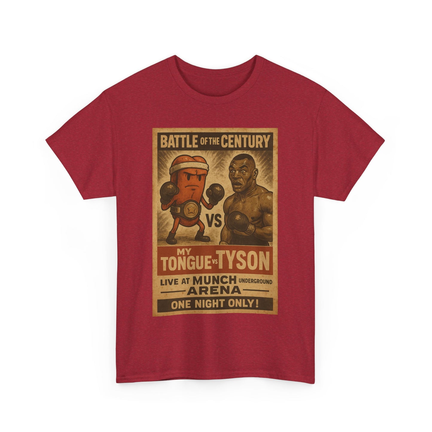 Funny Tongue VS. Tyson Unisex Tee Shirt