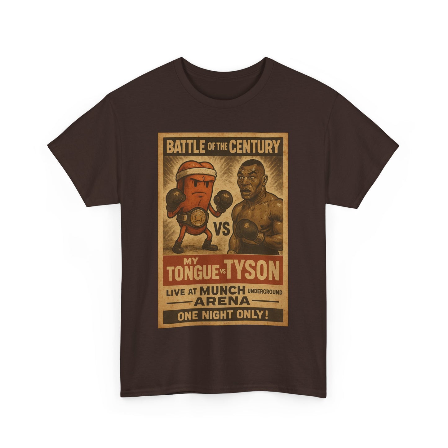 Funny Tongue VS. Tyson Unisex Tee Shirt