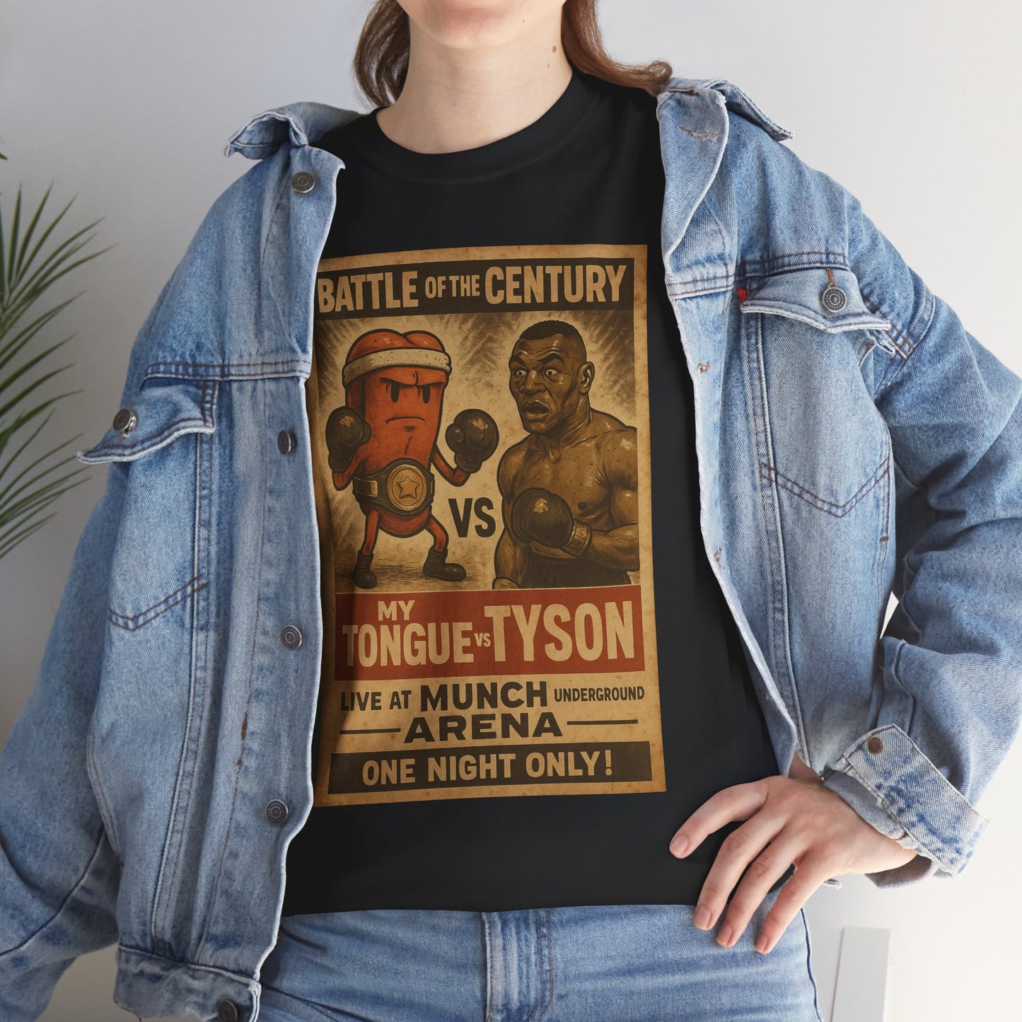 Funny Tongue VS. Tyson Unisex Tee Shirt