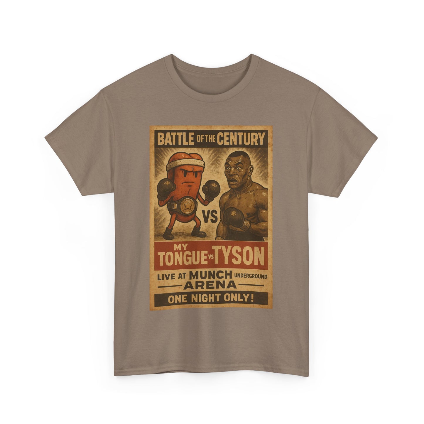 Funny Tongue VS. Tyson Unisex Tee Shirt