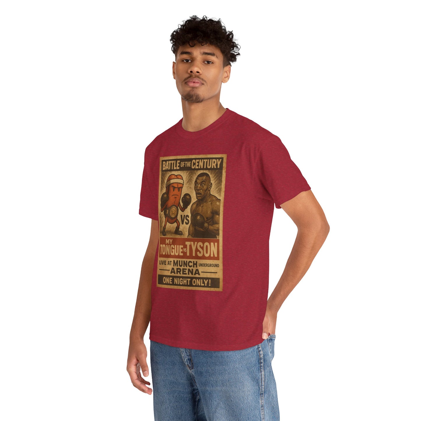 Funny Tongue VS. Tyson Unisex Tee Shirt