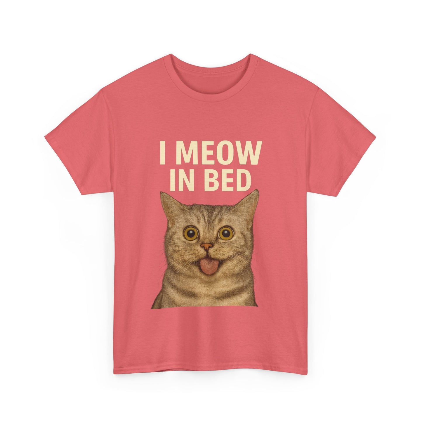 Funny Meow In Bed Unisex Tee Shirt