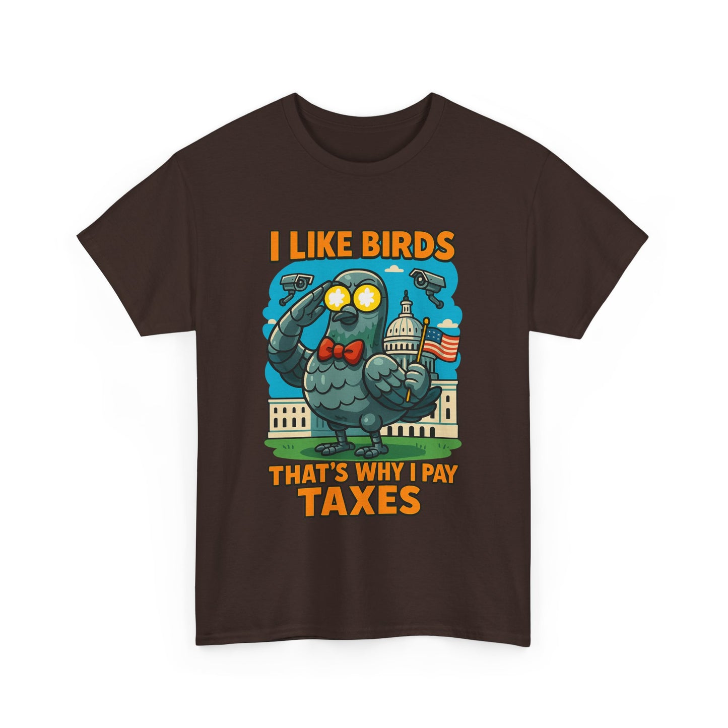 Funny I Like Birds Unisex Tee shirt
