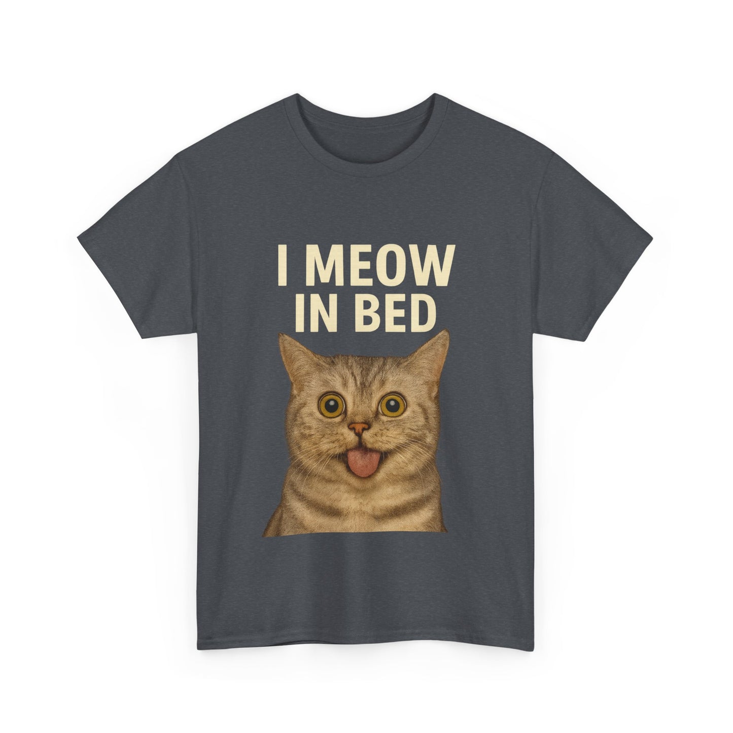 Funny Meow In Bed Unisex Tee Shirt