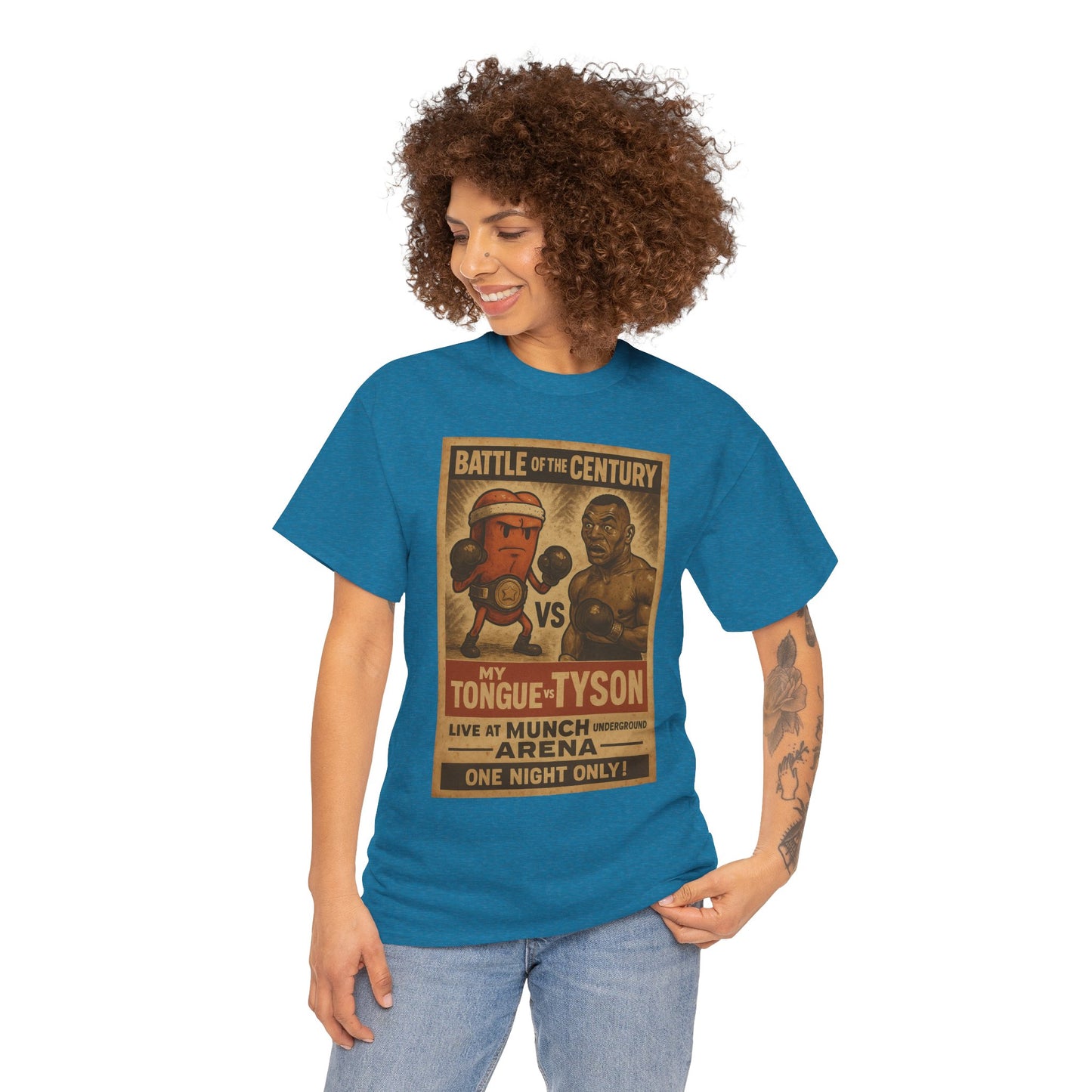 Funny Tongue VS. Tyson Unisex Tee Shirt