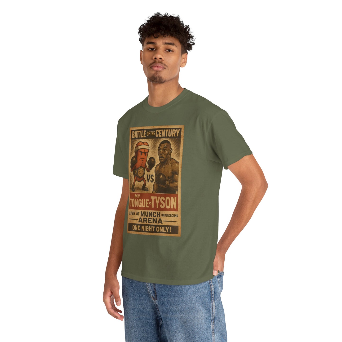 Funny Tongue VS. Tyson Unisex Tee Shirt