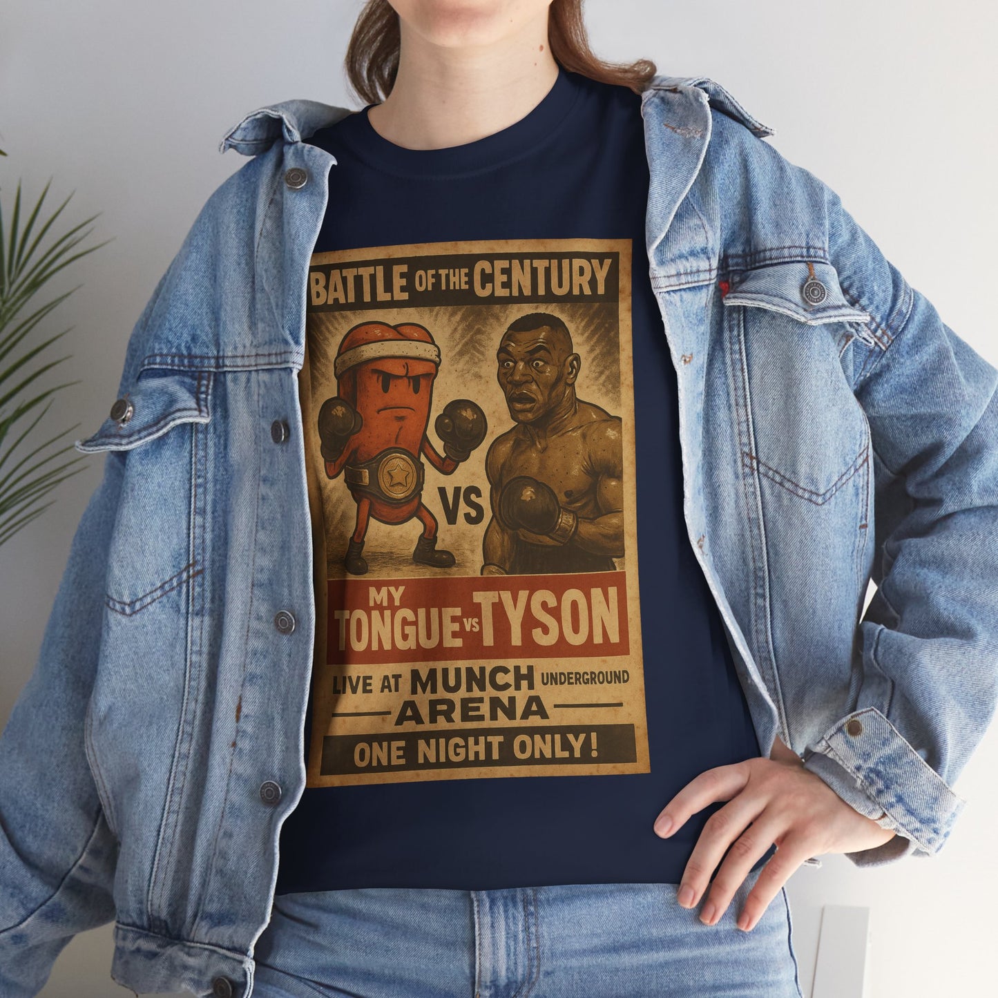 Funny Tongue VS. Tyson Unisex Tee Shirt