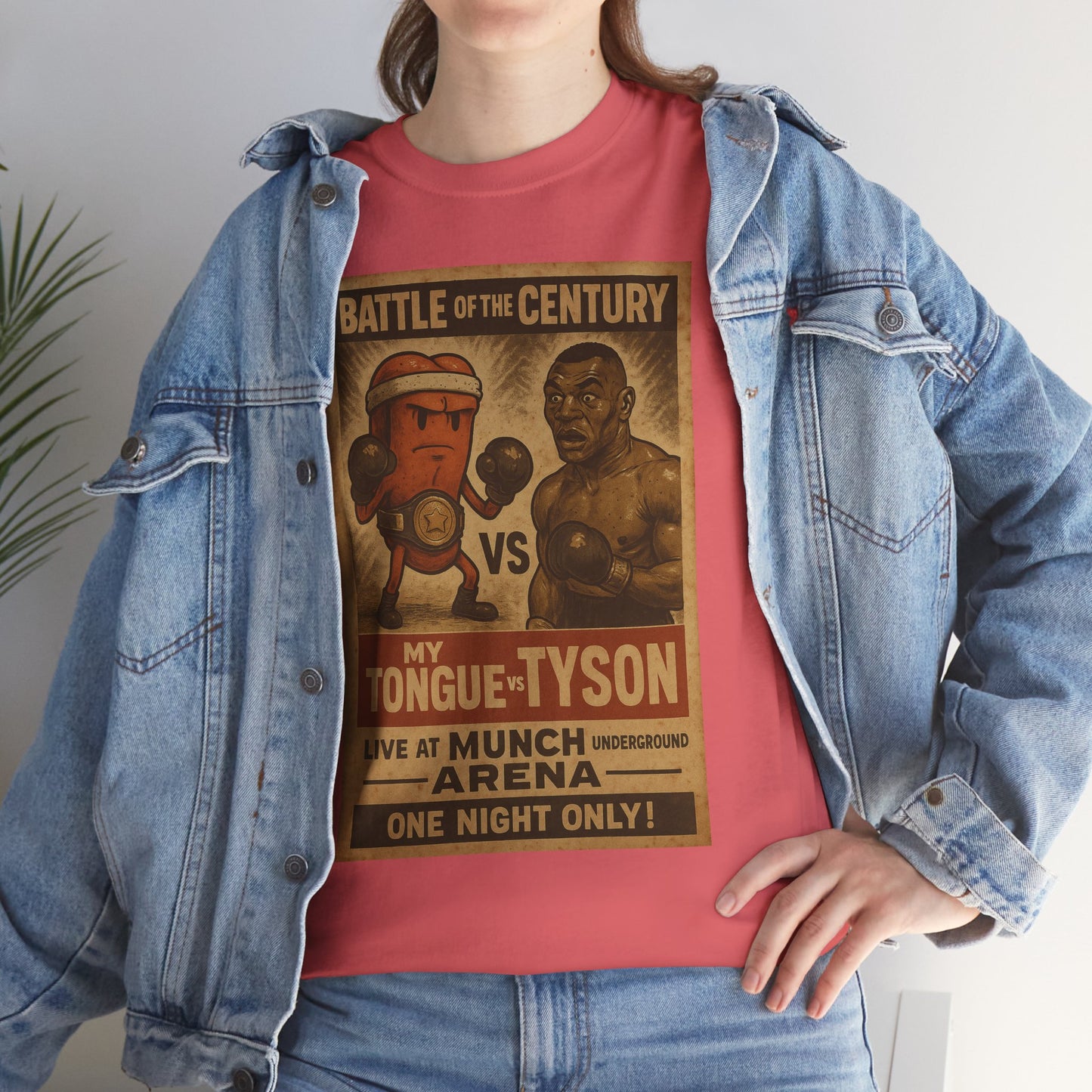 Funny Tongue VS. Tyson Unisex Tee Shirt