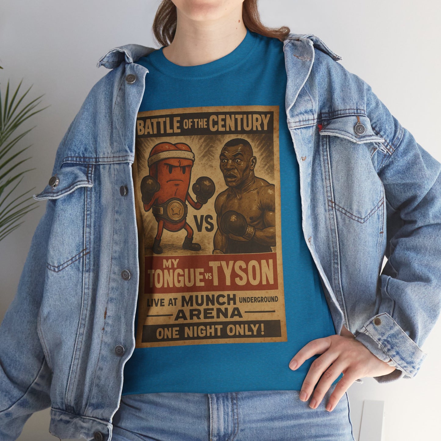 Funny Tongue VS. Tyson Unisex Tee Shirt
