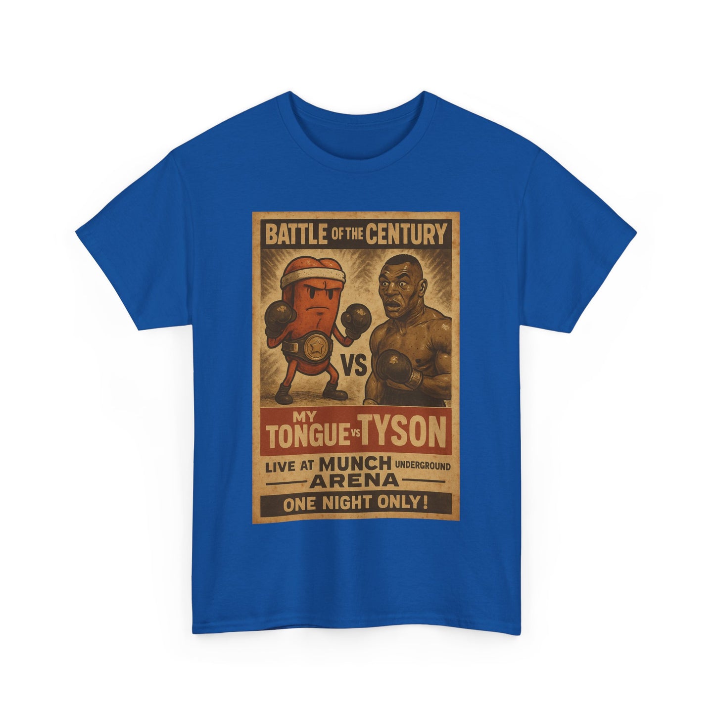 Funny Tongue VS. Tyson Unisex Tee Shirt