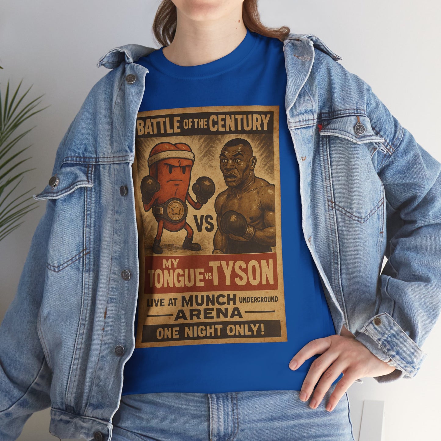Funny Tongue VS. Tyson Unisex Tee Shirt