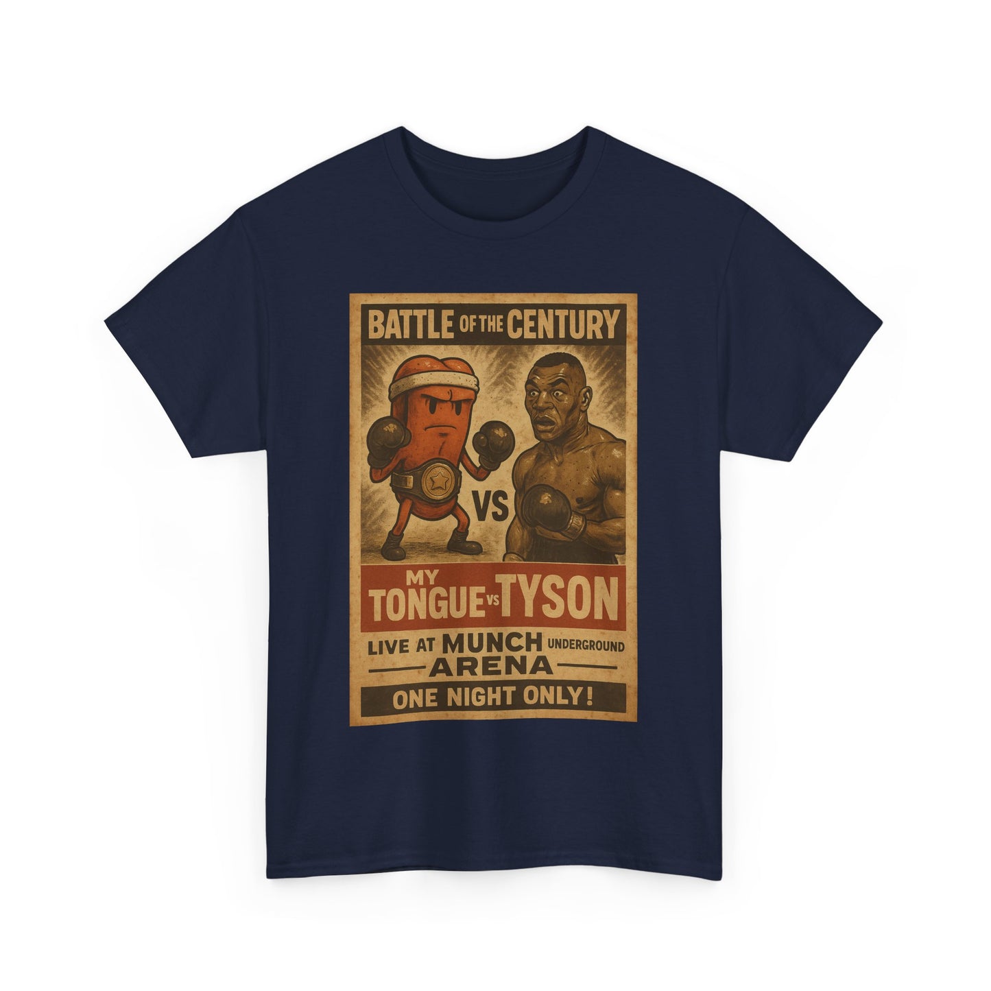 Funny Tongue VS. Tyson Unisex Tee Shirt