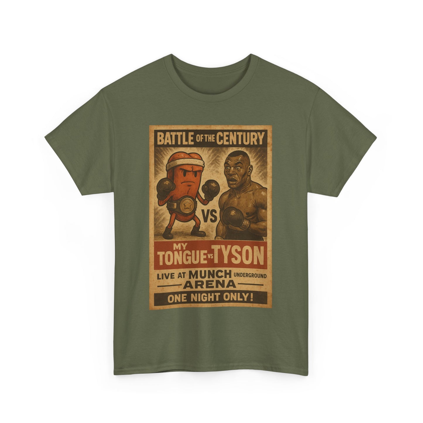 Funny Tongue VS. Tyson Unisex Tee Shirt