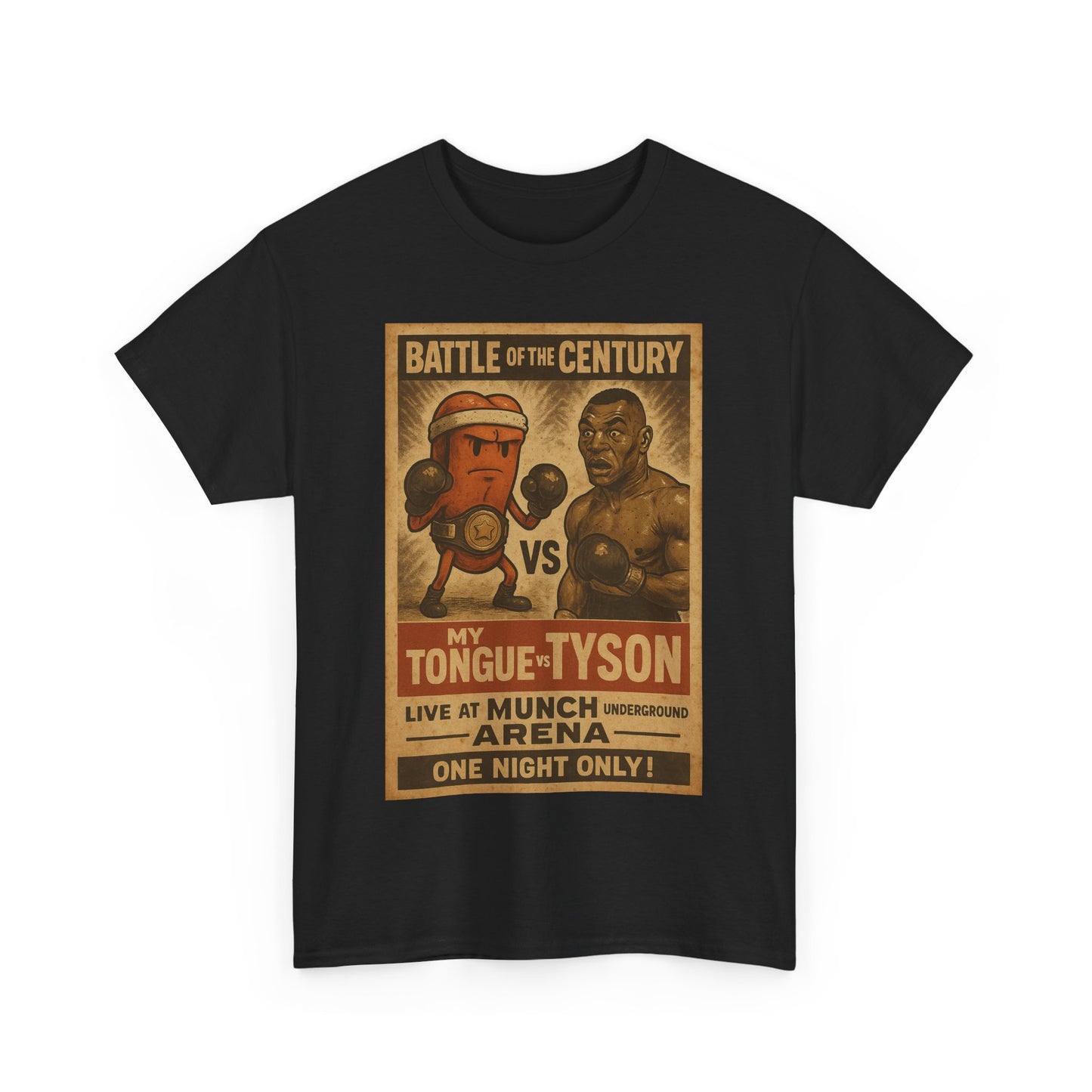 Funny Tongue VS. Tyson Unisex Tee Shirt