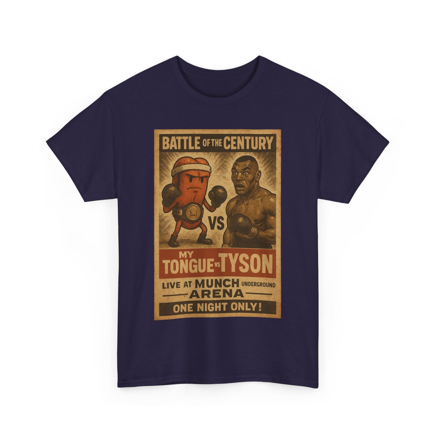 Funny Tongue VS. Tyson Unisex Tee Shirt