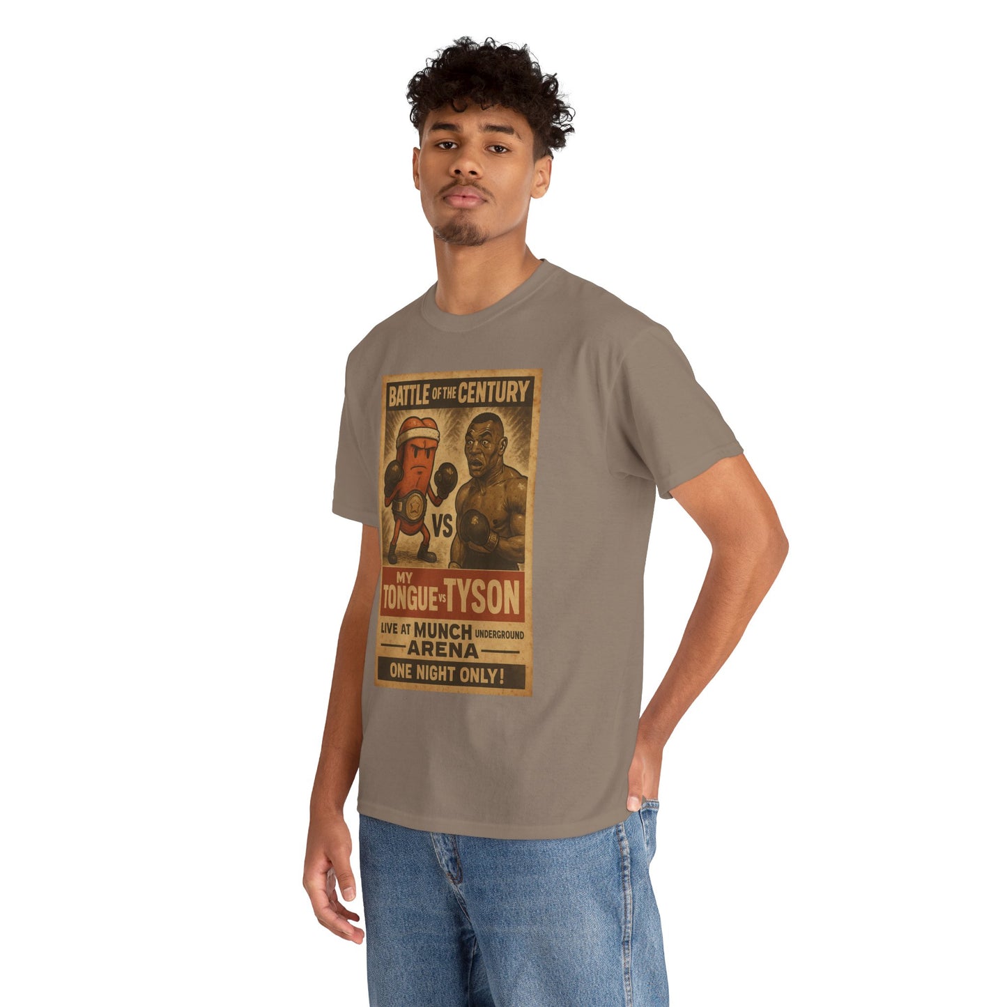 Funny Tongue VS. Tyson Unisex Tee Shirt