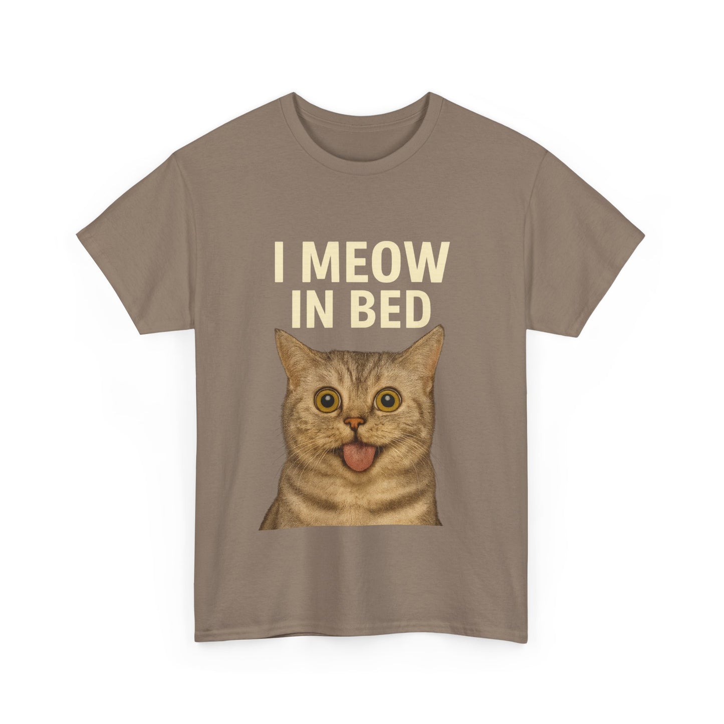 Funny Meow In Bed Unisex Tee Shirt