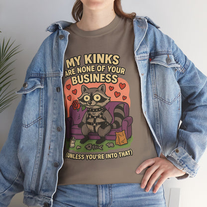 Funny None of Your Business Unisex Tee Shirt