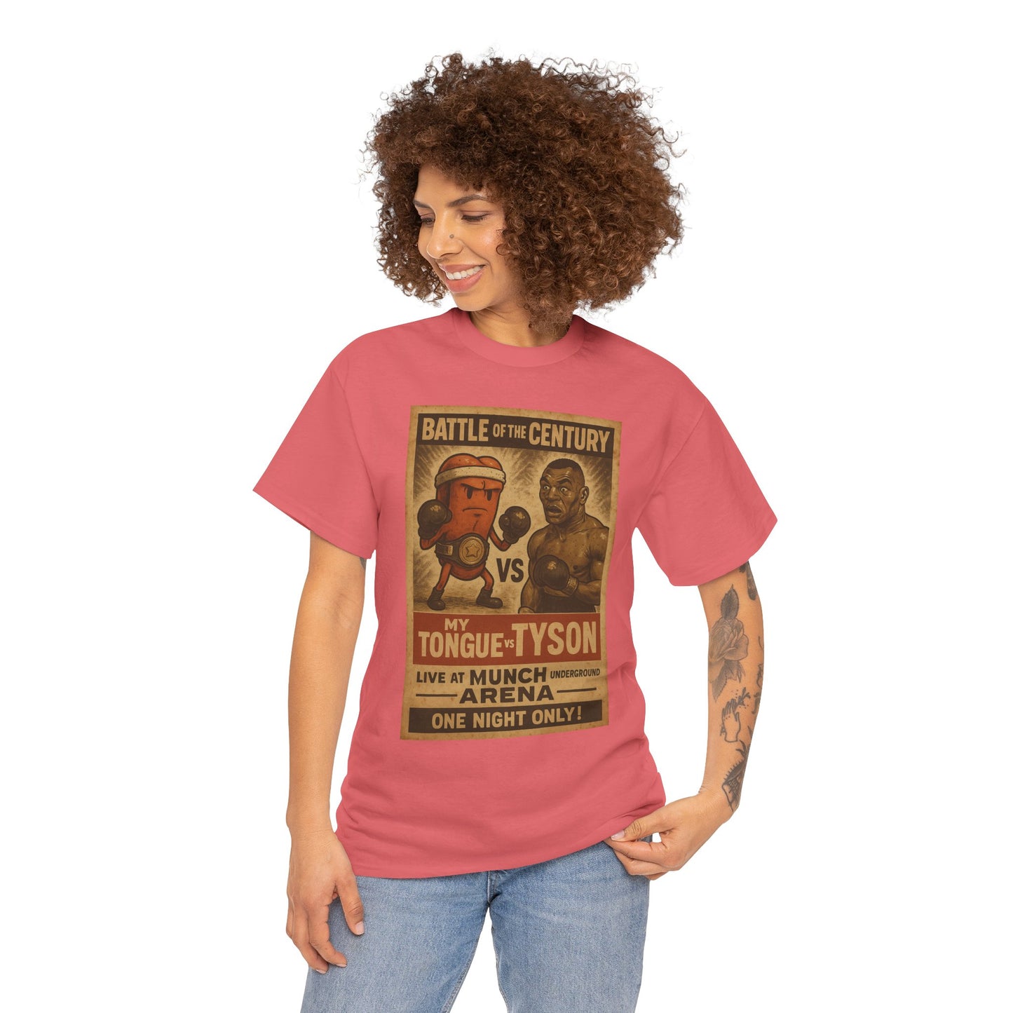 Funny Tongue VS. Tyson Unisex Tee Shirt