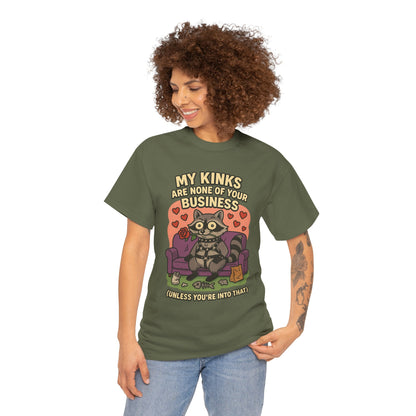 Funny None of Your Business Unisex Tee Shirt