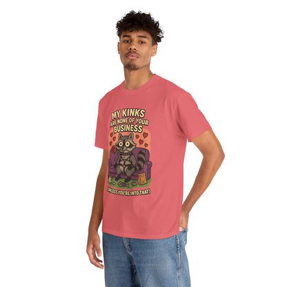 Funny None of Your Business Unisex Tee Shirt