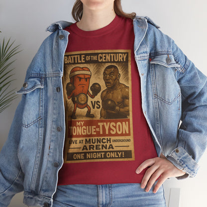 Funny Tongue VS. Tyson Unisex Tee Shirt