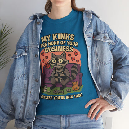 Funny None of Your Business Unisex Tee Shirt
