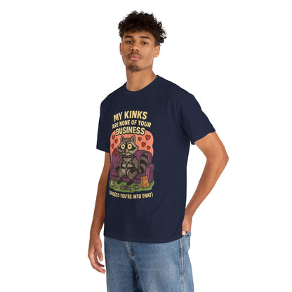 Funny None of Your Business Unisex Tee Shirt